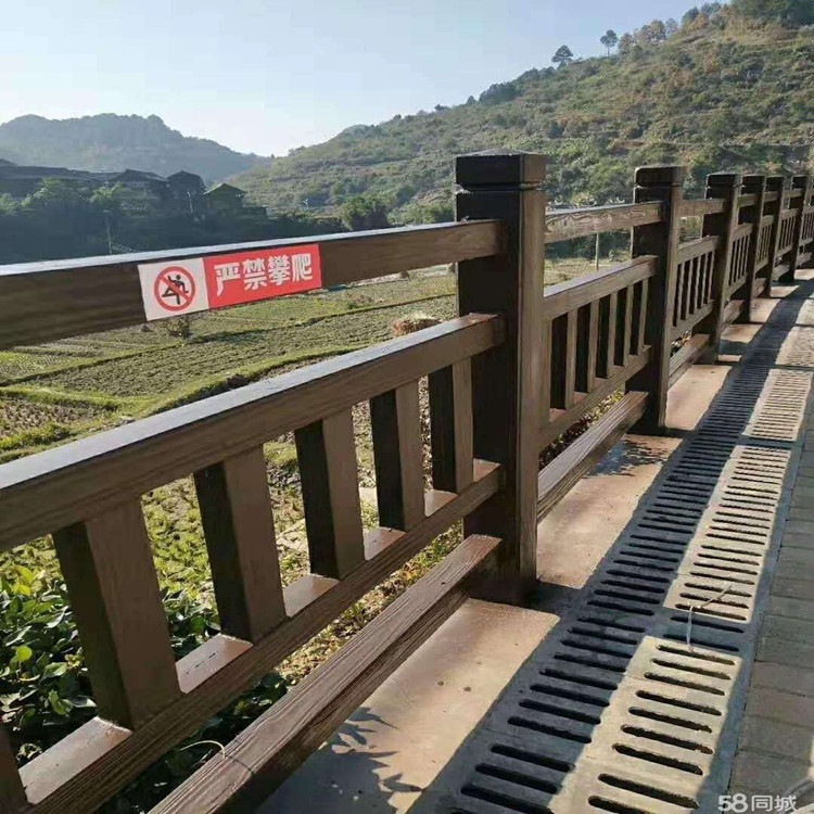 景冠金属河道仿木护栏  公园仿木护栏  仿木护栏加工