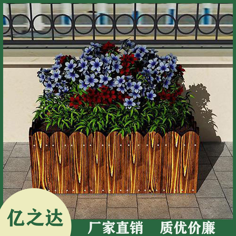 木质防腐木花箱 许昌防腐木花箱 厂家直销 值得信赖