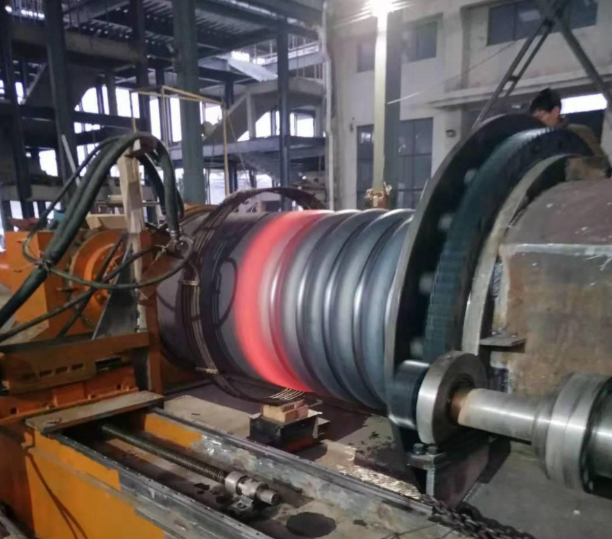 青岛高压燃气锅炉炉胆波形加工设备 炉胆压波机  新乡燃气锅炉炉胆加热机
