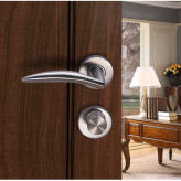 不锈钢门锁 静音防撬卫生间门插芯执手门锁911.83.351