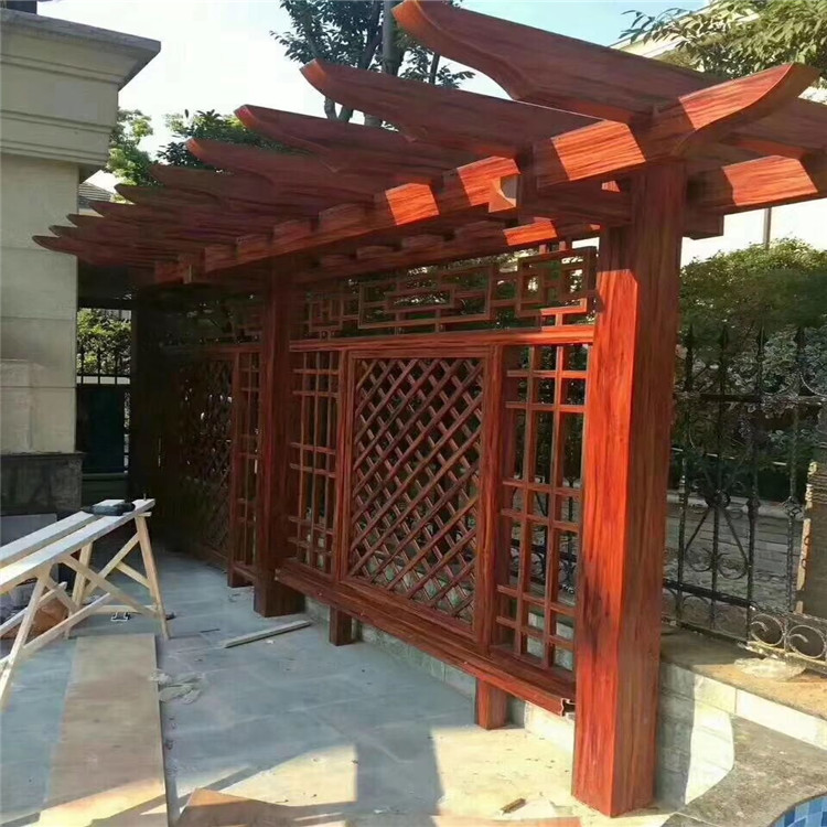室外葡萄架 庭院廊架 铝合金葡萄架厂家  质量值得信赖