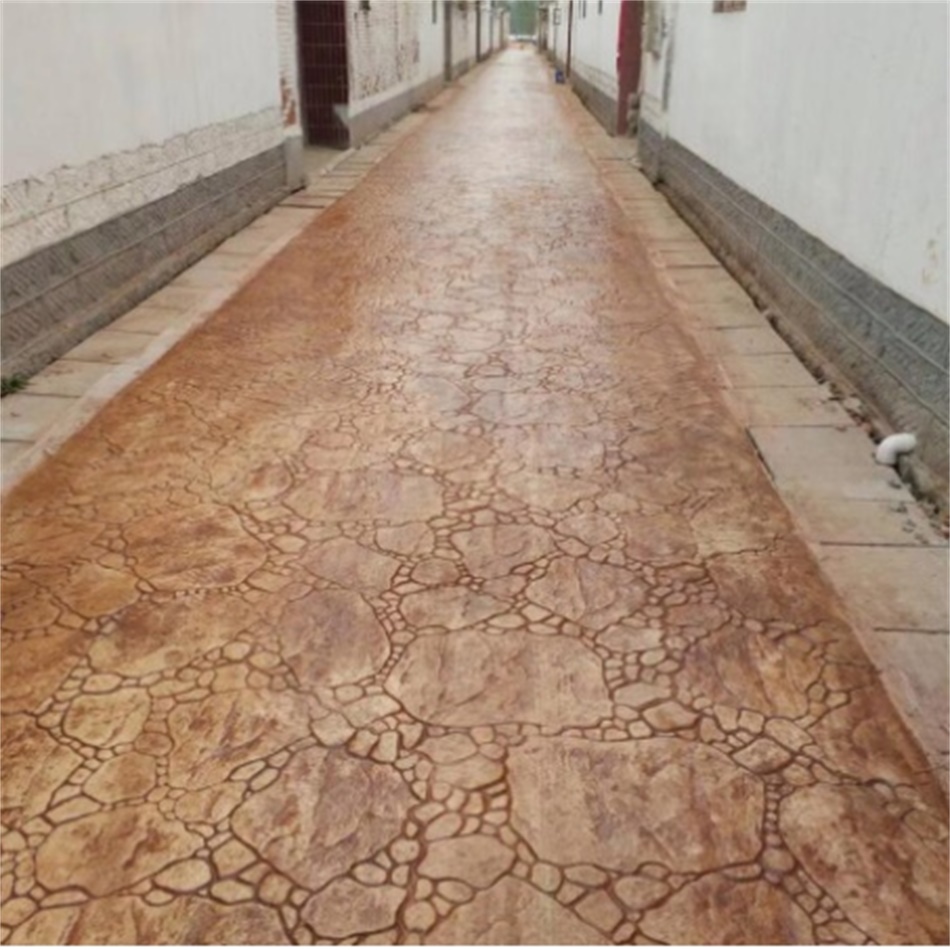 压花地坪厂家 压模地坪绿色环保 压印地坪施工工序 压花路面施工便捷 普林德建材