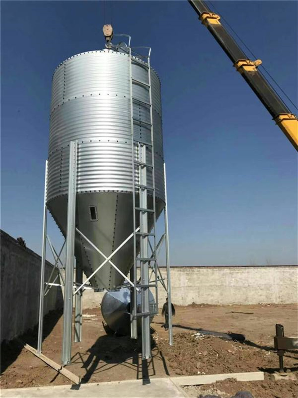 养殖场料塔 畜牧养殖场大型存料塔