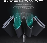 带反光条全自动反向伞 男士车载折叠商务伞 加大防风10骨雨伞自动伞 可接受商务定制 详请咨询在线客服