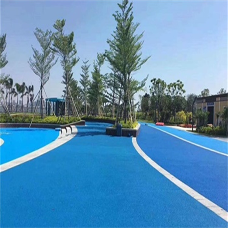 透水混凝土防滑 透水地坪报价 透水路面散热 河北虹彩建材