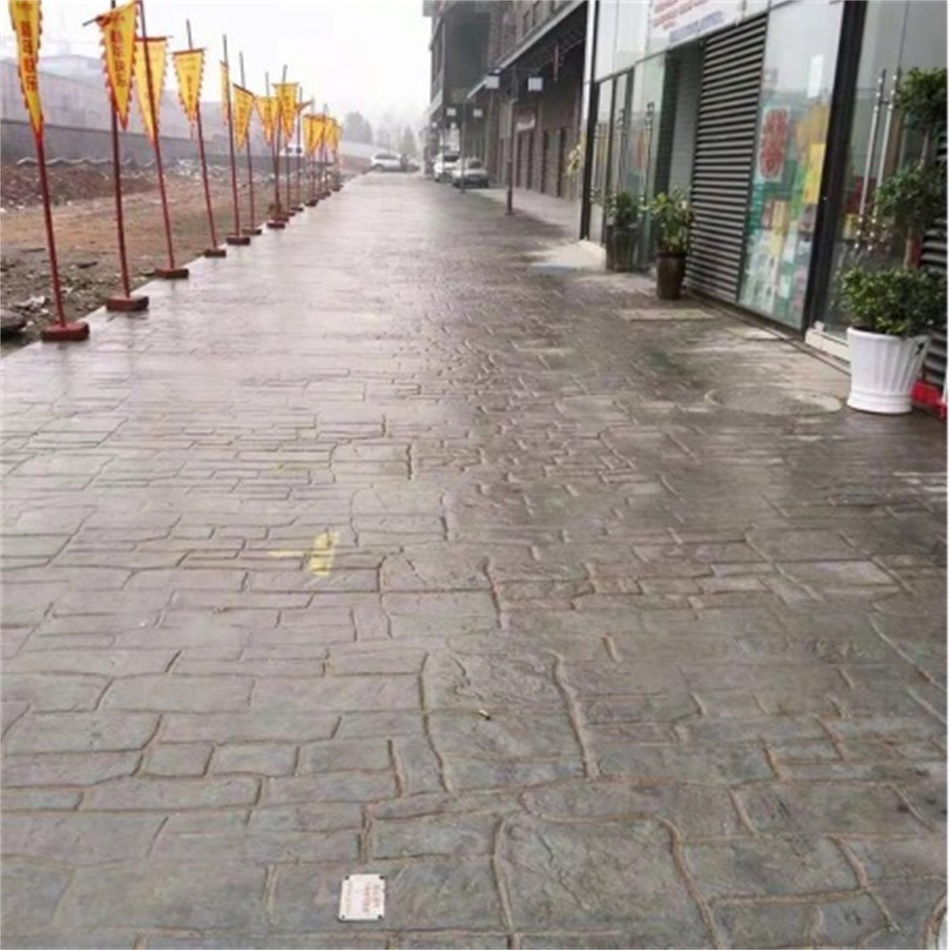 压花地坪价格 压模地坪报价 压模地坪易施工 压模路面环保 普林德建材