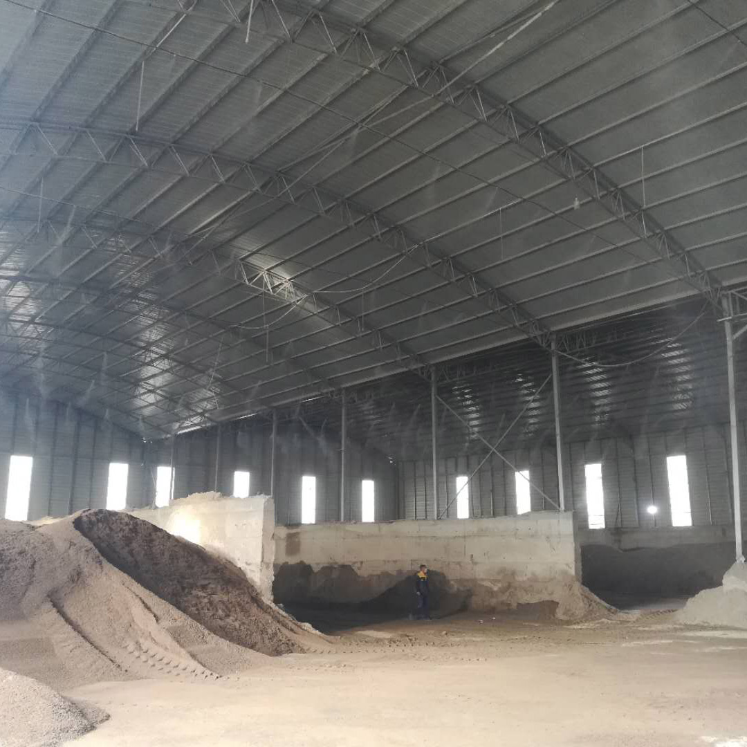 矿粉车间用料场喷雾系统 料场喷雾系统报价