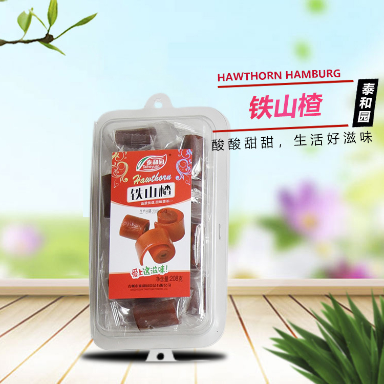 雪花山楂条 山楂片价格 泰和园山楂制品