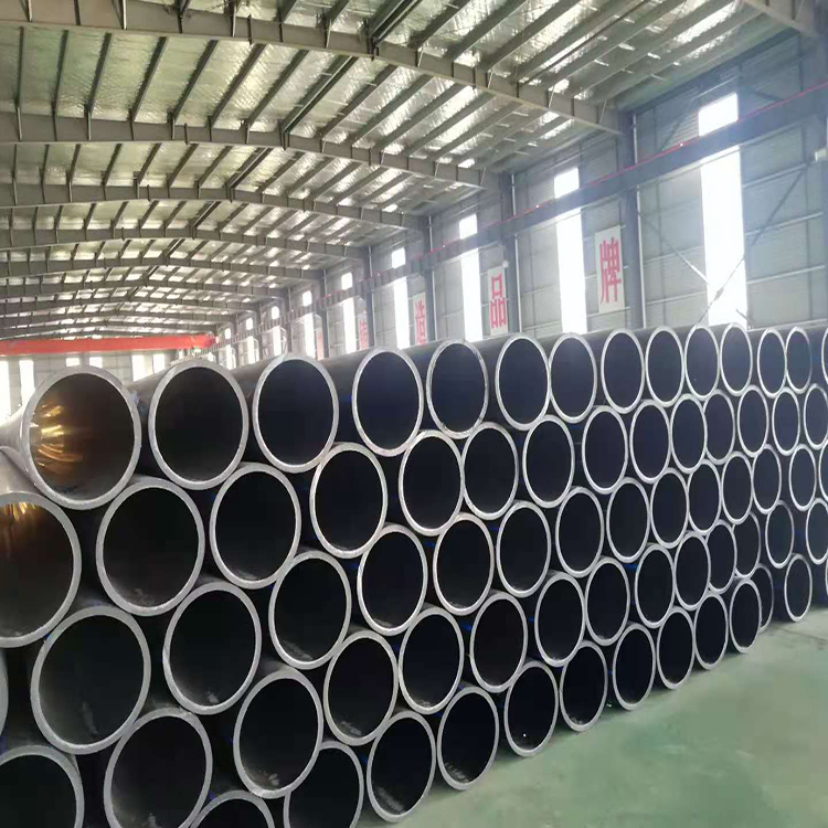 pe给水管110 大口径给水管黑色自来水 聚乙烯pe给水管厂家直销