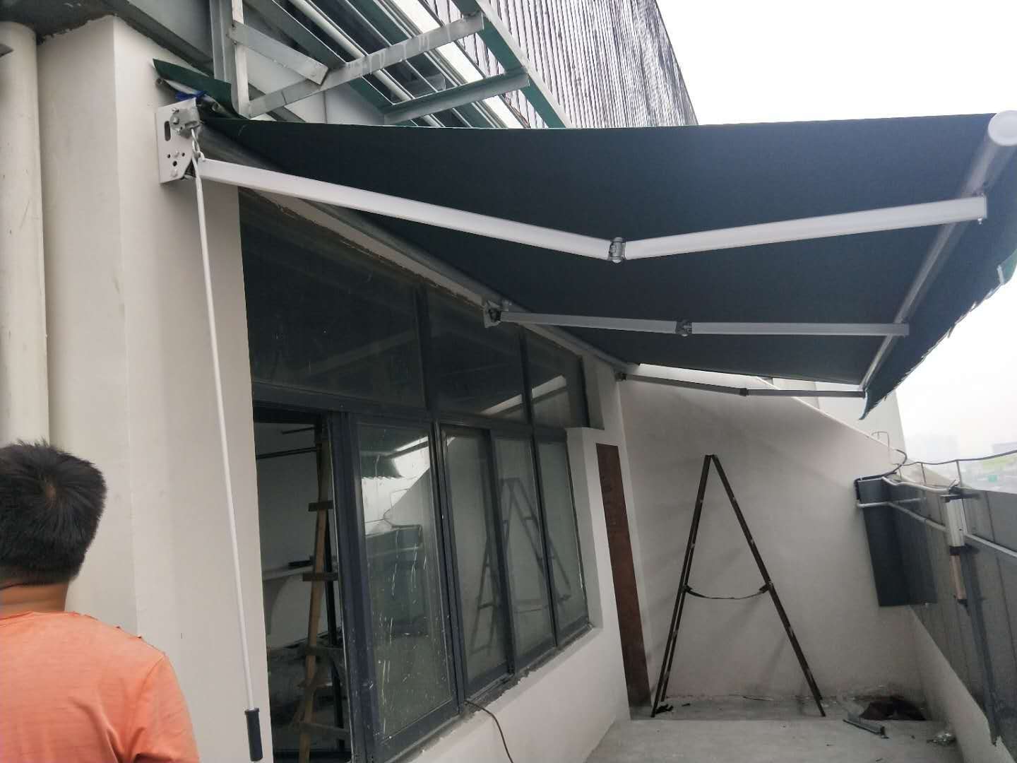 羿唐门窗遮阳篷设计   阳台遮阳篷质量保障   遮阳篷生产厂家  法式固定遮阳篷