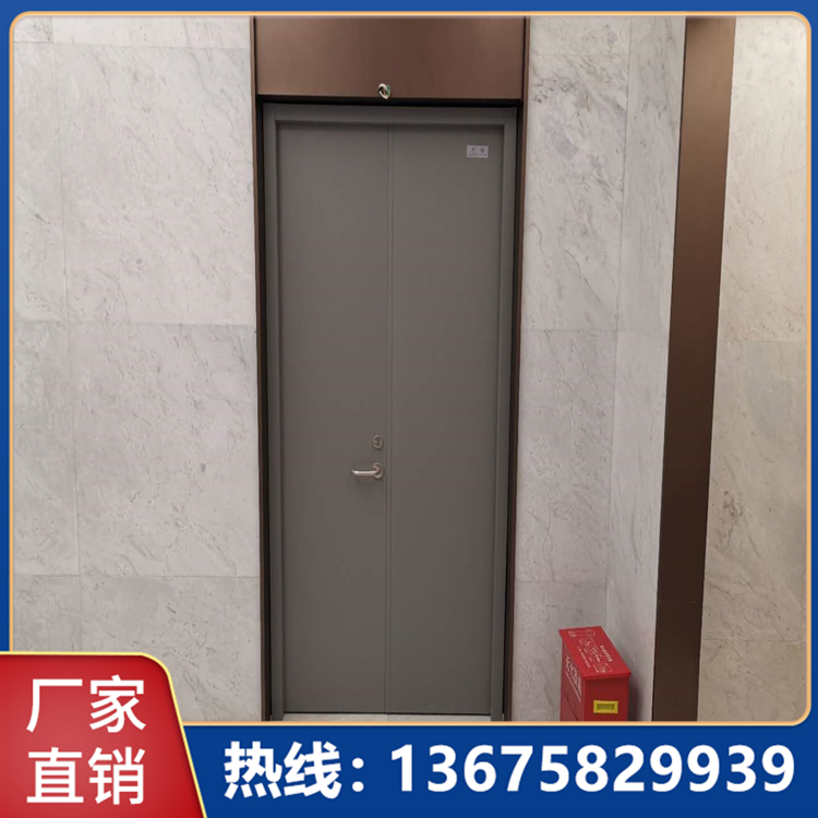 定制供应钢质防火门 乙级门入户门 双开消防门通道