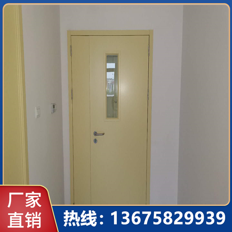 定制供应钢质防火门 乙级门入户门 双开消防门通道 