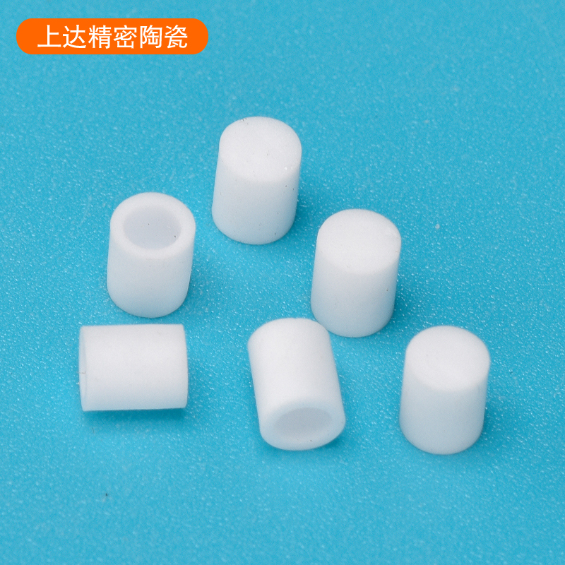氧化铝陶瓷小坩埚、陶瓷管帽95%99%氧化铝