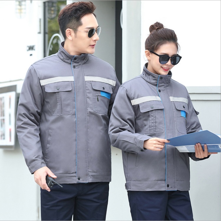 棉服棉衣 保暖工作服上衣劳保制服加工定制logo可拆