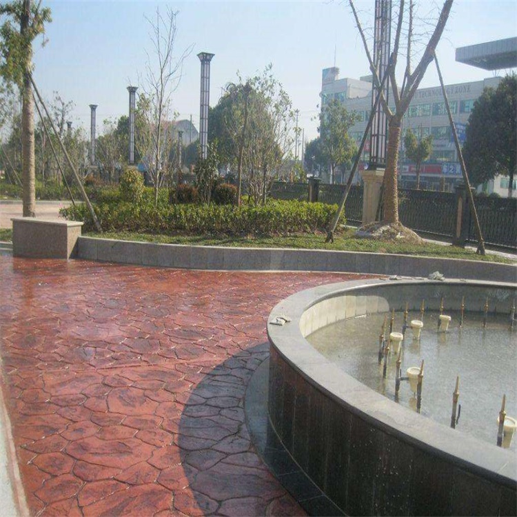 压花地坪价钱 压模地坪报价 压印地坪厂家 普林德建材