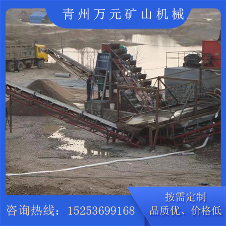 销量好洗砂机 洗沙机厂家 万元洗砂机