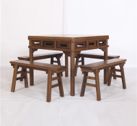 八仙桌红木家具鸡翅木餐桌方桌明清古典正方形餐桌实木八仙桌中式四人桌
