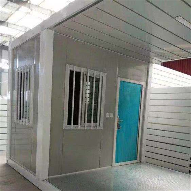 山东定制集装箱房厂家 工地住人集装箱房屋 集装箱门卫室门禁箱 标准化集装箱活动房
