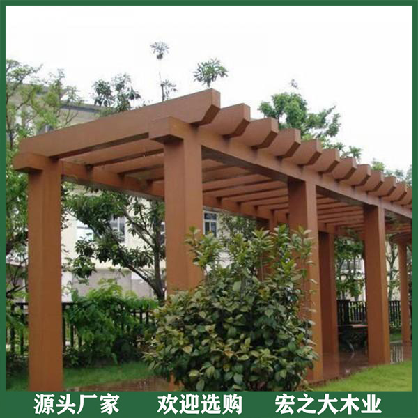河南防腐木花架 设计防腐木花架 经济耐用 欢迎选购