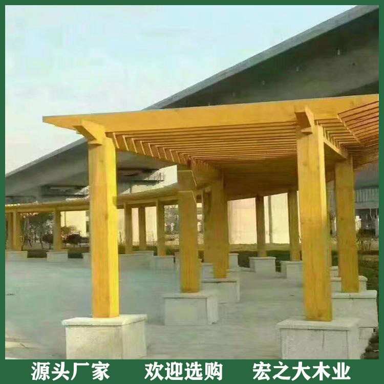 户外防腐木花架 设计防腐木花架 防腐性强 货源充足