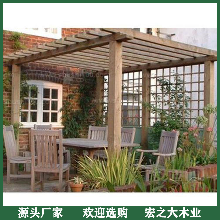 制作防腐木花架 古建防腐木花架 经济耐用 欢迎选购