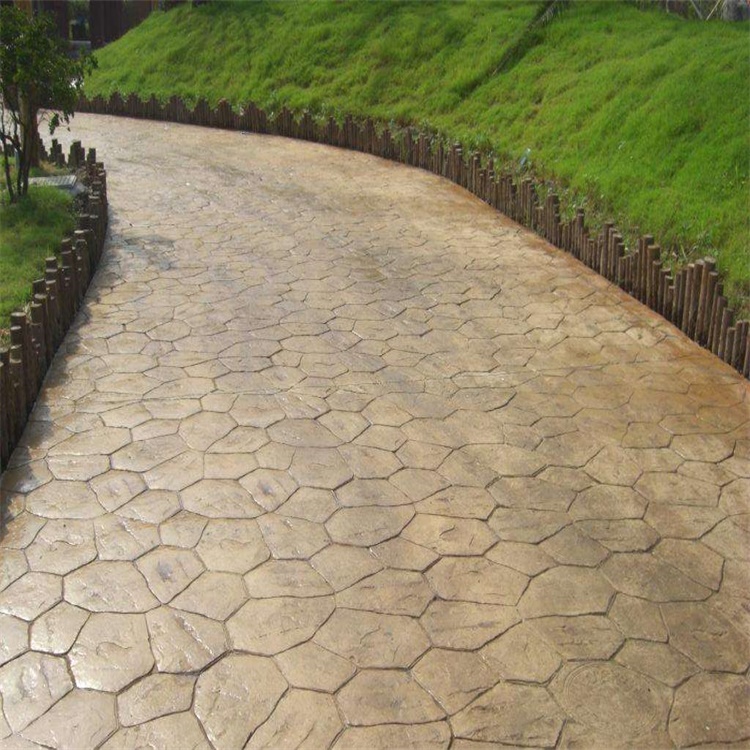 压花混凝土地坪 压花地坪价格 压模地坪模具 河北虹彩建材