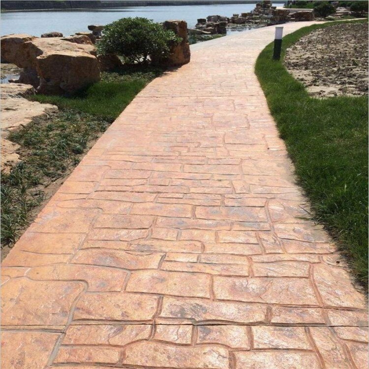 压模地坪价格 压印地坪厂家 压花地坪模具 普林德建材