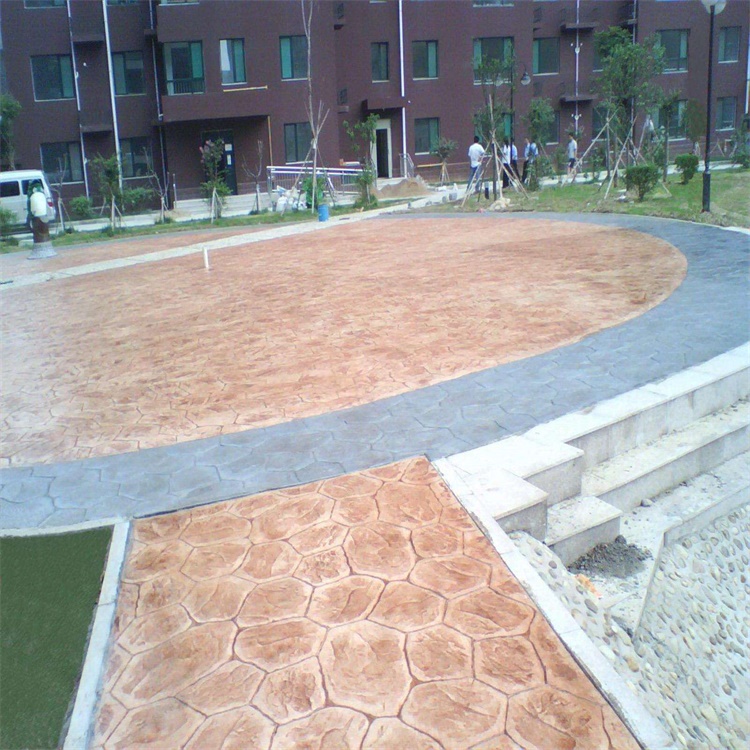 透水地坪材料 透水混凝土报价 透水路面价格 河北虹彩建材