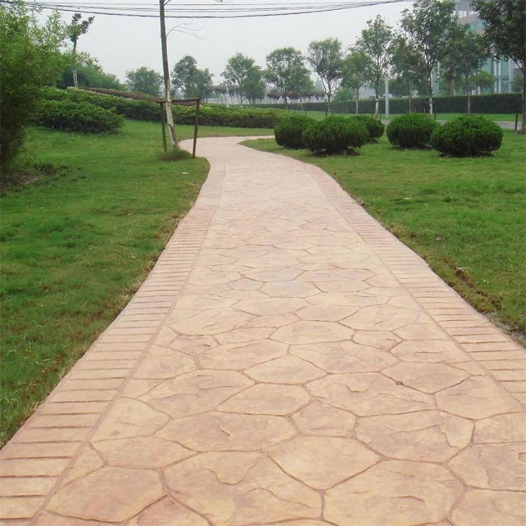压花地坪模具 压印地坪模具 压模地坪模具 河北虹彩建材
