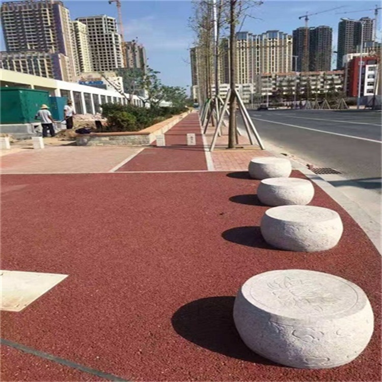透水路面价格 透水混凝土施工 透水地坪厂家 河北虹彩建材
