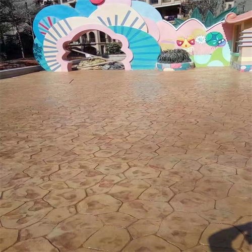 压花地坪材料 压模地坪报价 压印地坪施工 普林德建材