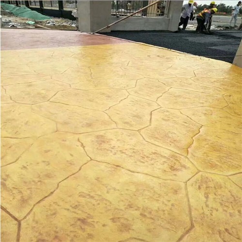 压花地面报价 压花路面厂家 压印地坪模具 普林德建材