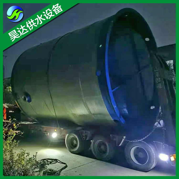 一体化泵站 玻璃钢预制泵站 一体化污水提升泵站 一体化雨水提升泵站