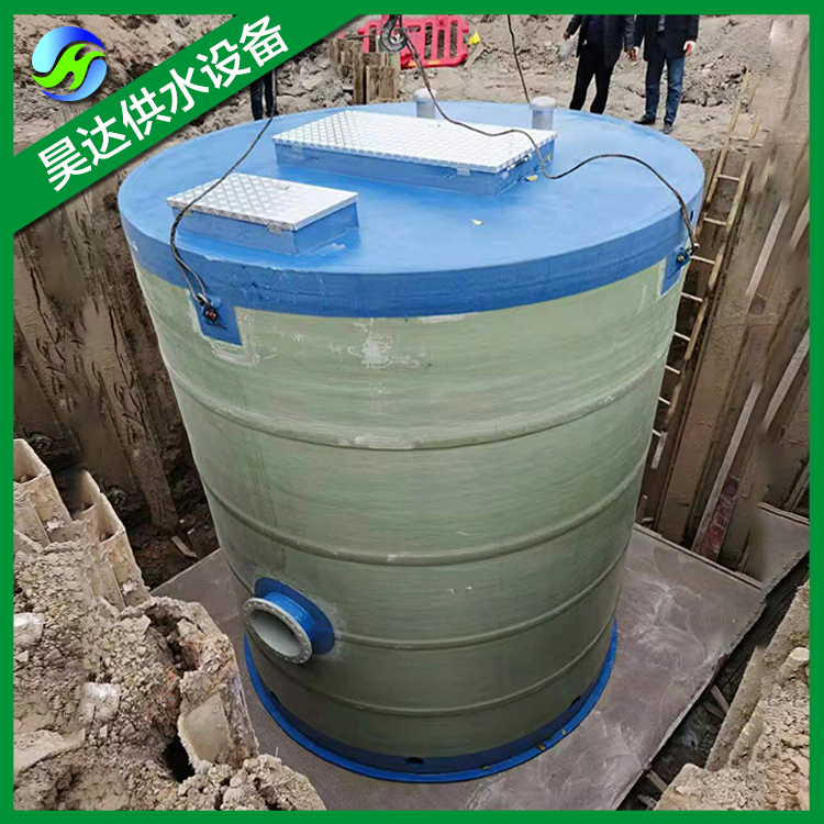 厂家直销 一体化泵站 一体化预制泵站 昊达供水