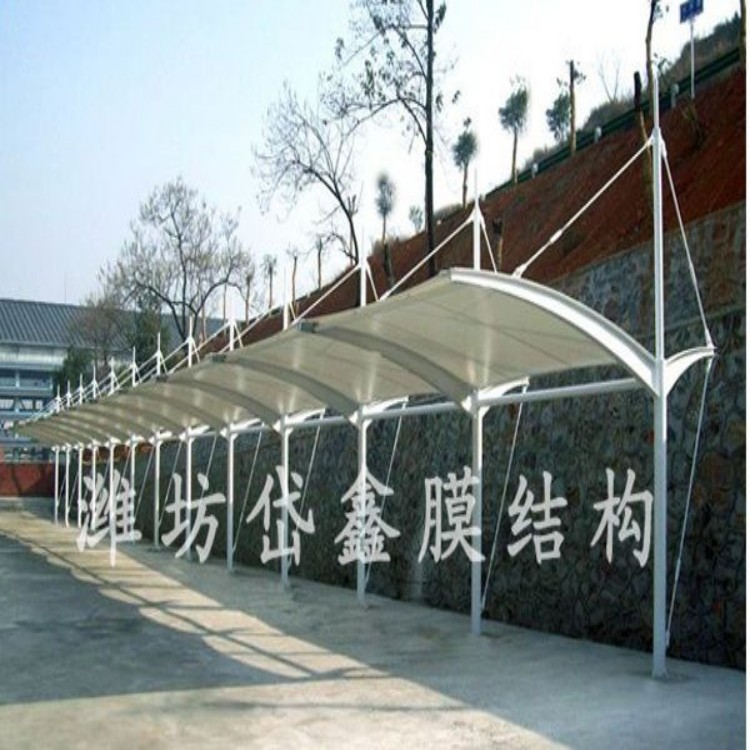 膜结构 岱鑫 停车棚 膜结构车棚 批发 膜结构厂家
