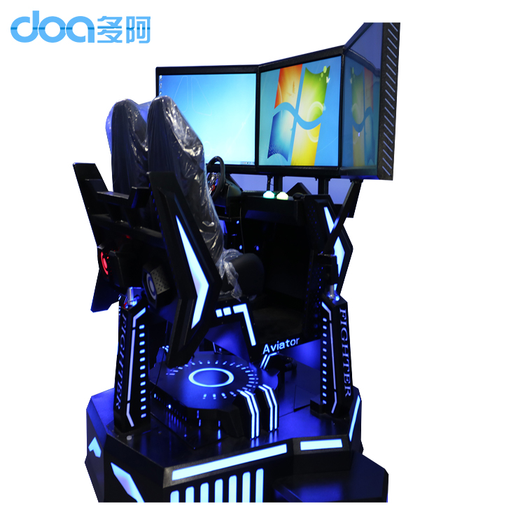 vr教学三屏赛车VR体验店旅游景区游乐项目vr驾驶模拟器训练机vr体验馆设备景区VR设备