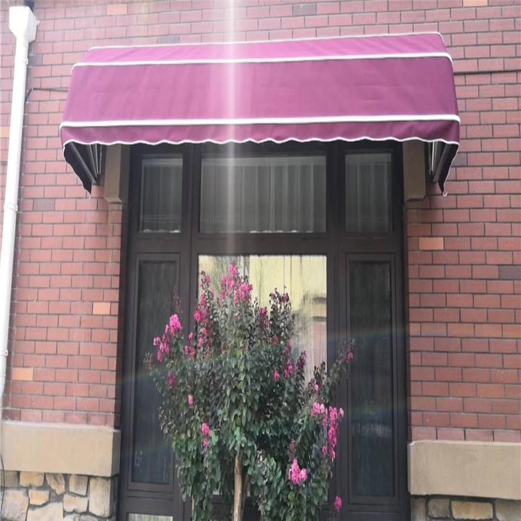 苏州法式西瓜篷定制  欧式固定雨篷定做  门头装饰篷设计   户外遮阳雨蓬安装 