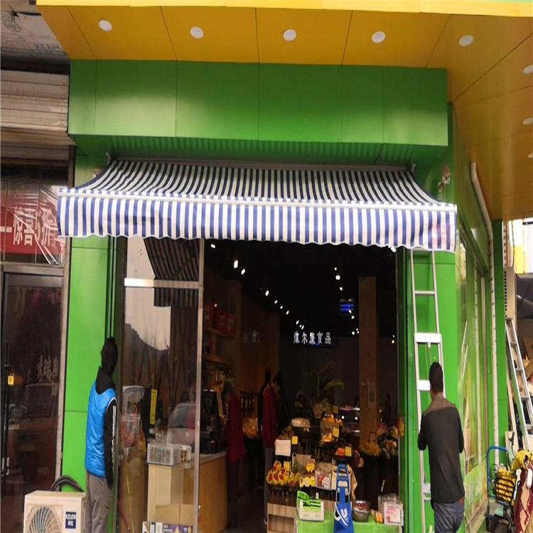 耐冻耐晒遮阳雨棚  楼顶防雨遮阳蓬   铝合金户外推拉雨篷   露台伸缩雨篷