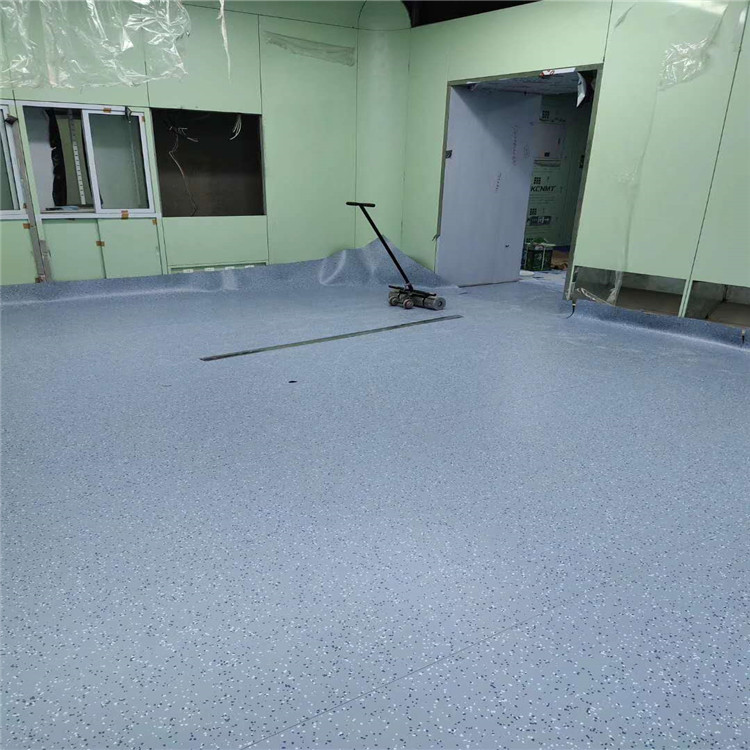四川德阳疗养院PVC地板铺装