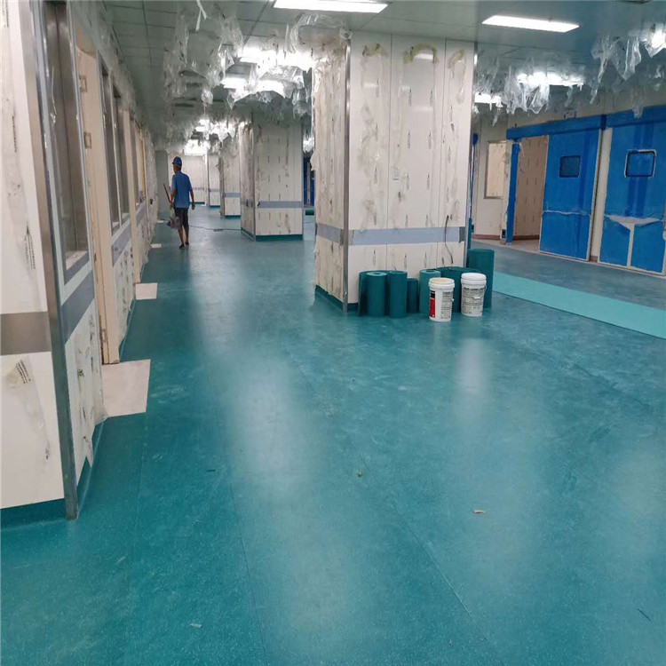 上海闵行区医院PVC地板施工