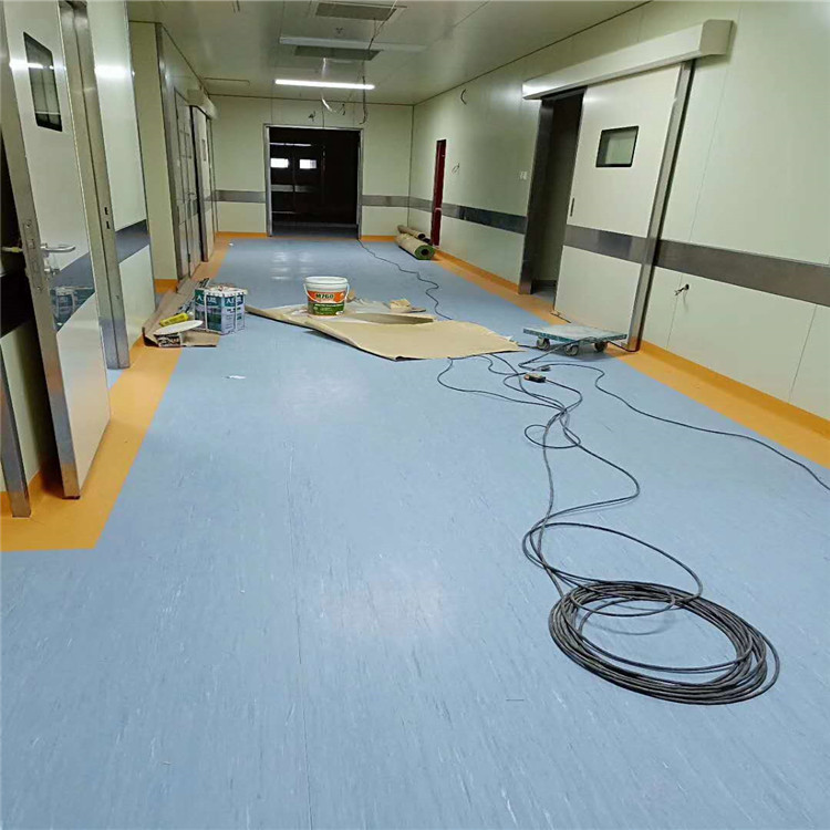四川泸州医院PVC地板施工