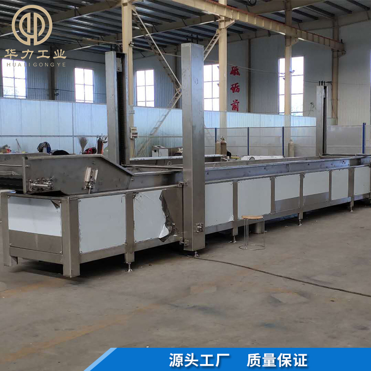 豆腐串油炸流水线 炸鱼油炸流水线 锅巴油炸生产线