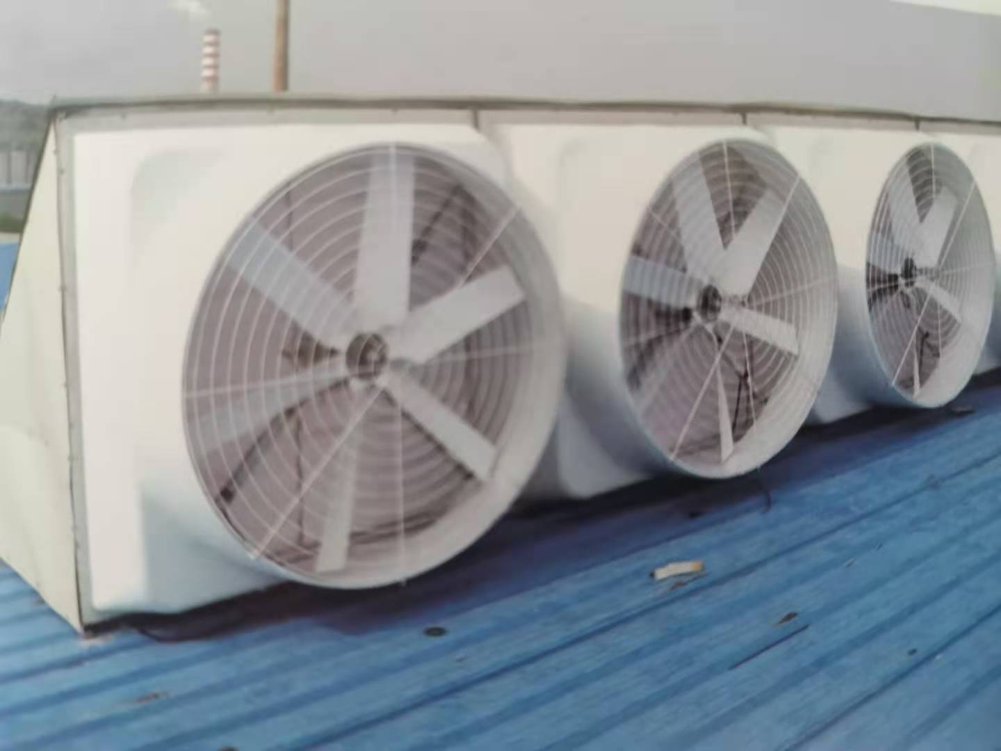 山东省厂家供应温室大棚通风换气排推拉式风机批发