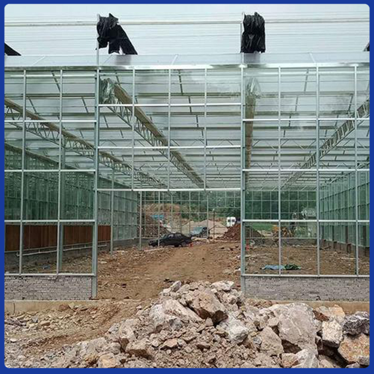蔬菜种植玻璃温室 玻璃温室大棚造价 承接各类温室工程