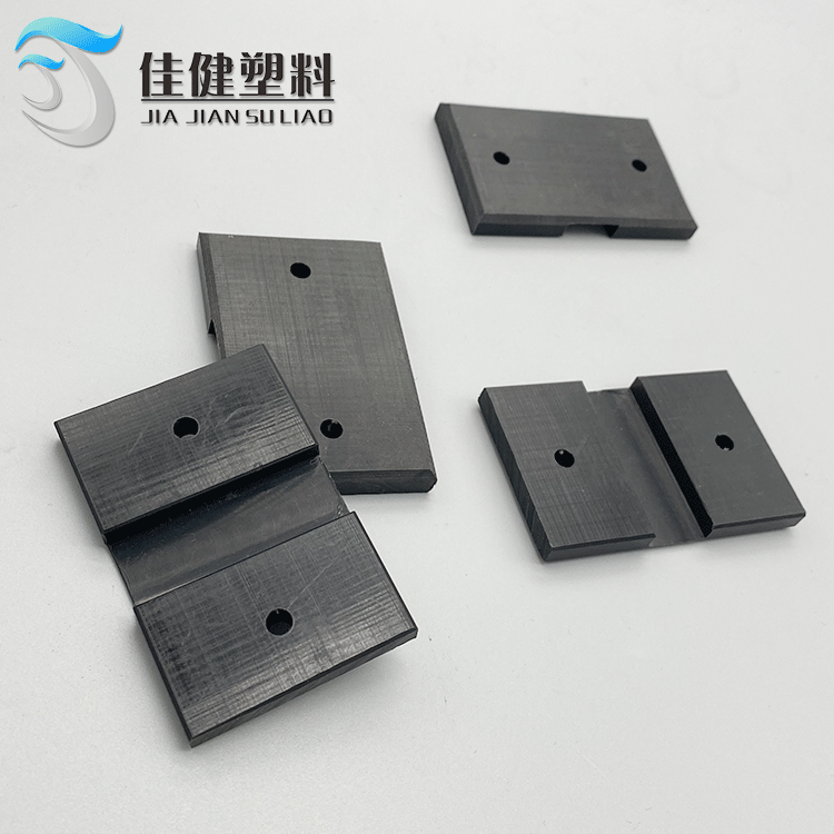 厂家定做黑色超高分异形件机械配件 专用尼龙异形件滑条滑块可定制