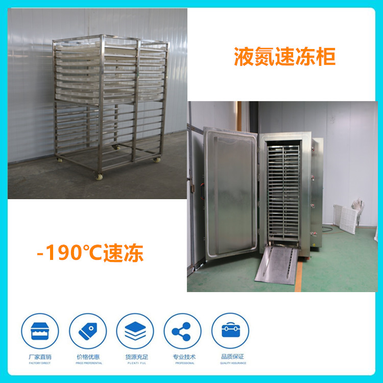 带鱼速冻机鱿鱼八爪鱼速冻机 海产品低温速冻柜 食品速冻柜 液氮速冻柜定制厂家