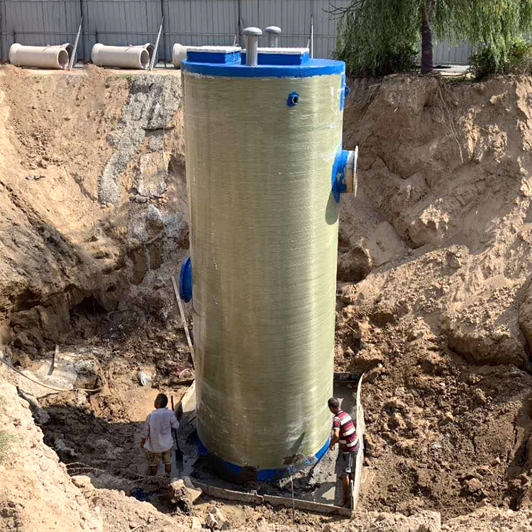 玻璃钢预制泵站 一体化污水提升泵站 一体化雨水提升泵站