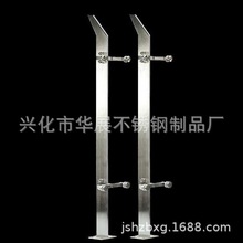 泰州大刀片不锈钢 弧形不锈钢玻璃扶手大刀片 大刀片不锈钢枎栏