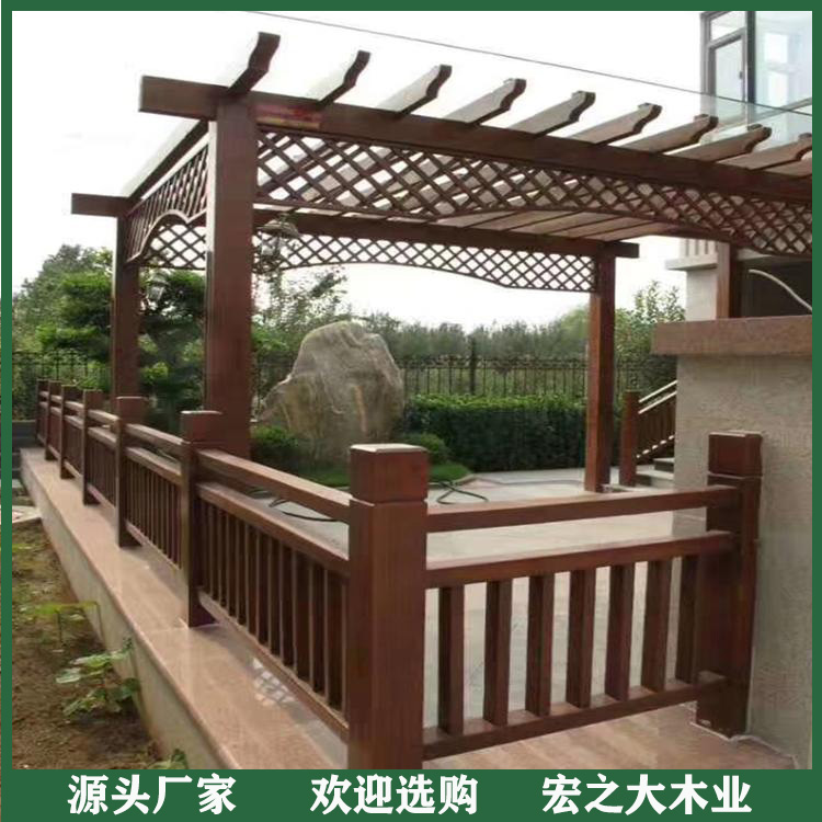 宏之大防腐木花架 户外防腐木花架 支持定制 货源充足