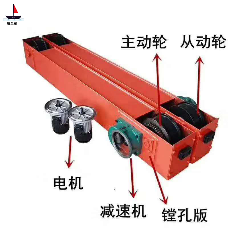 行车行走端梁头,行走端梁头,起重端梁,LD型行车端梁头